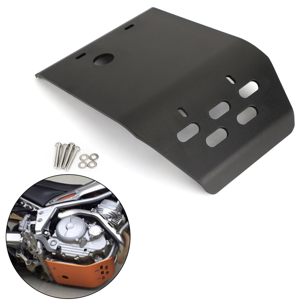 BLACK SKID PLATE Engine Bash Guard for Yamaha Serow XT250/X Tricker XG250 04-13
