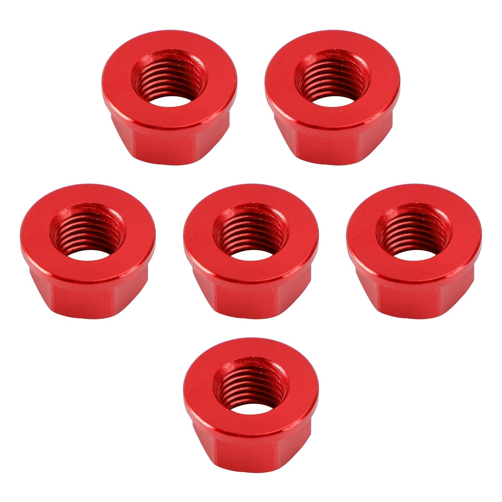 Sprocket Nut Kit M10x1.25 Red For Yamaha YZF-R1 98-14 R3 15-18 YZF-R6 03-21