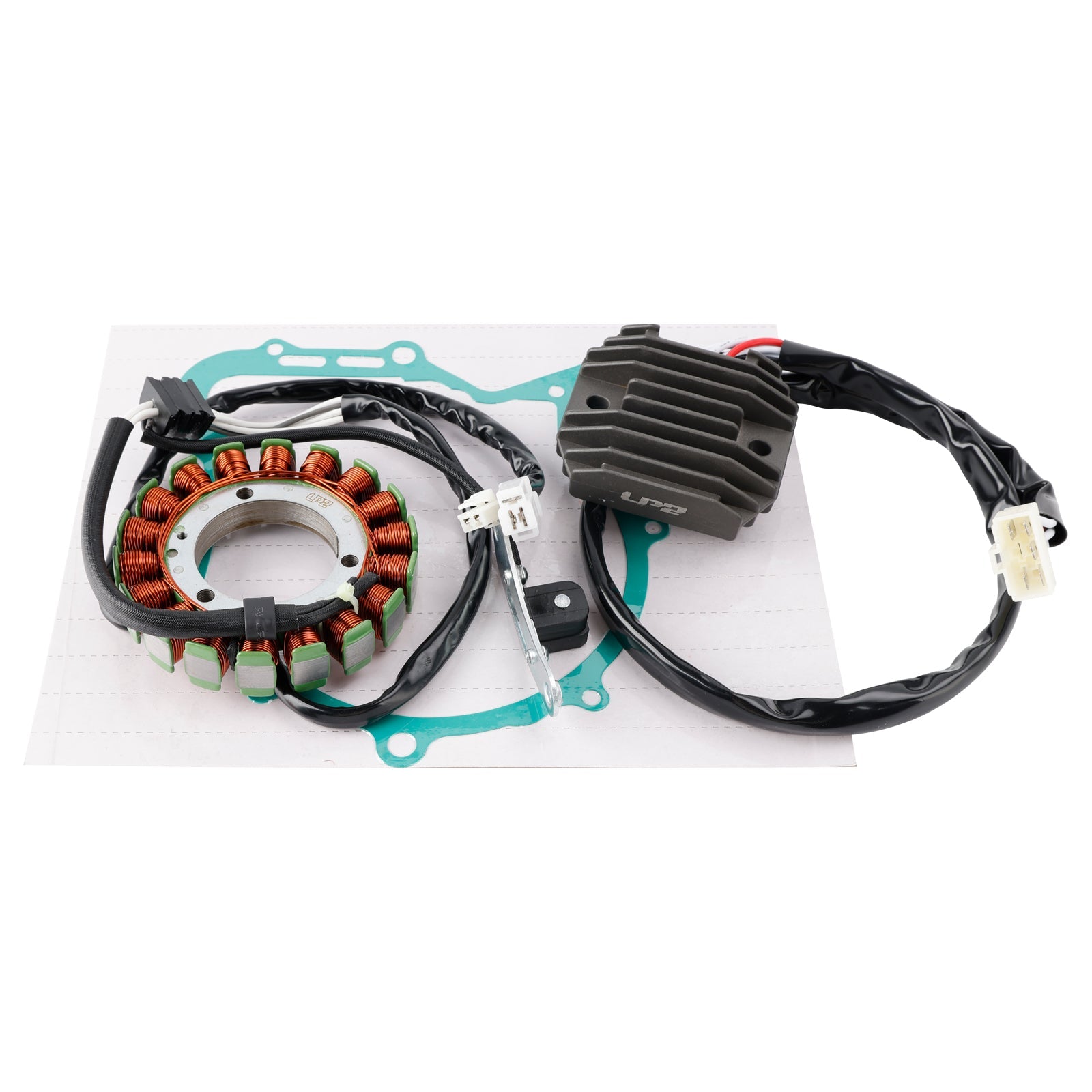 2003-2008 Yamaha XVS400 Drag Star STATOR GENERATOR REGULATOR GASKET 5KP-81410-00 5KP-81410-01