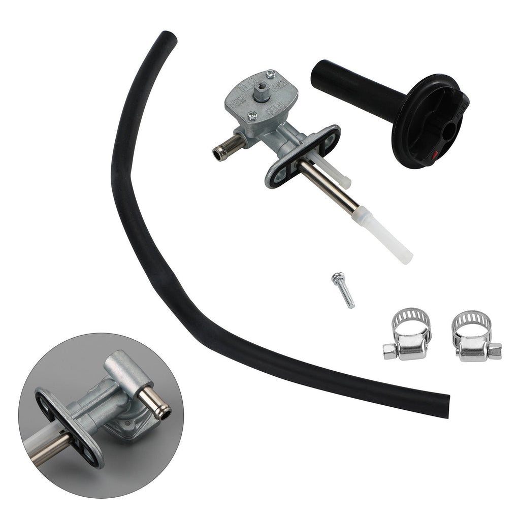 Fuel Valve Petcock & Lever Screw for Kawasaki Prairie 360 KVF360 2003-2013