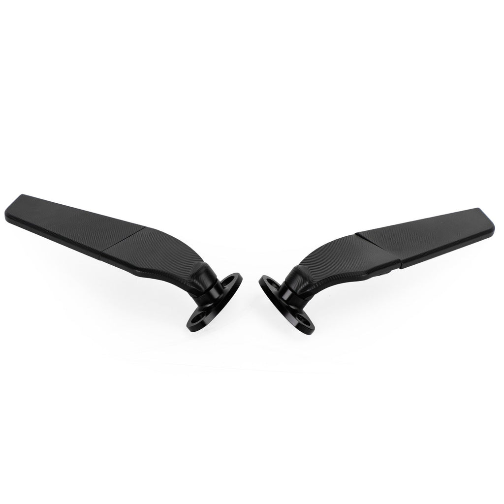 Swivel Wing Fin Rearview Mirrors For Honda CBR 250 500 600 900 929 954 1000 RR