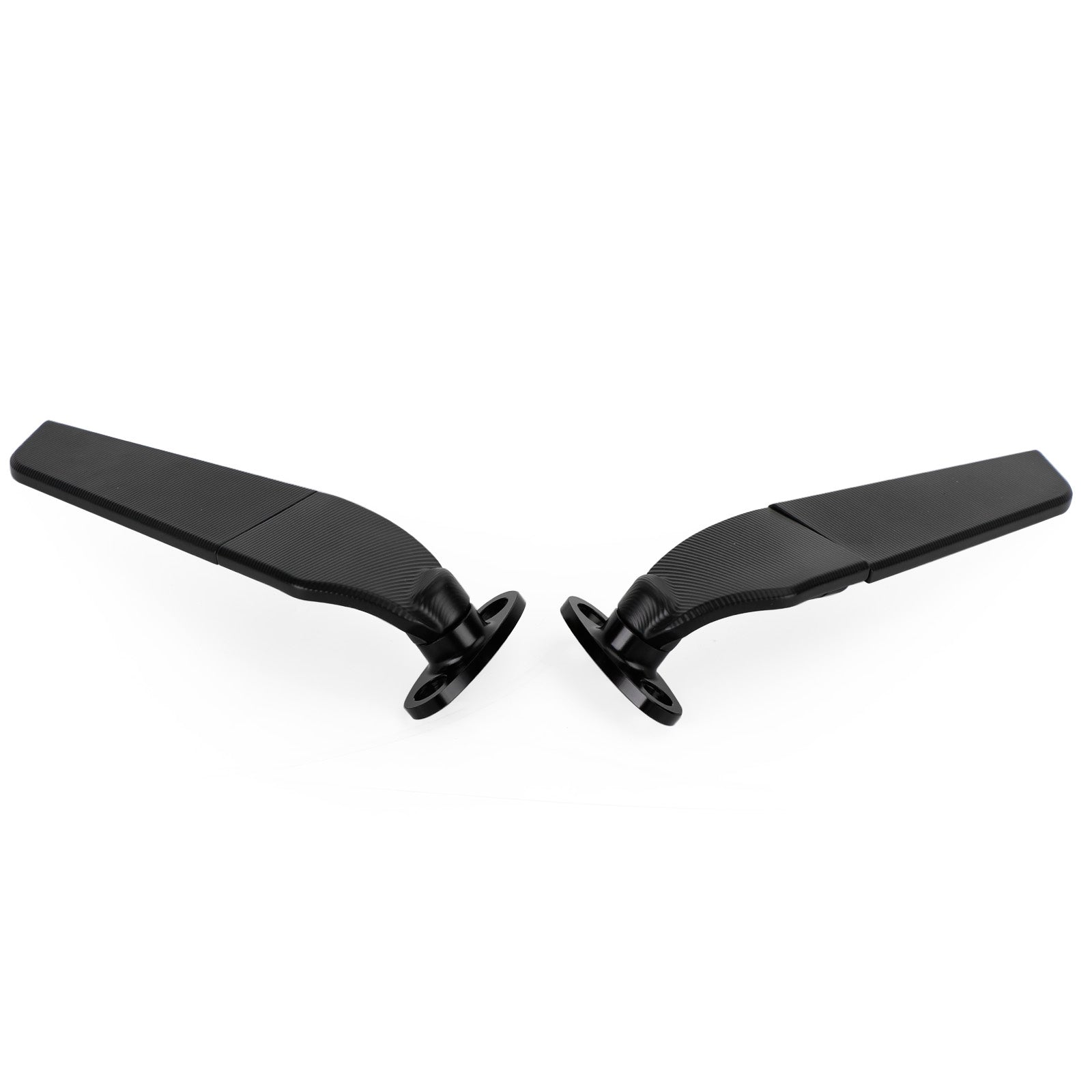 Swivel Wing Fin Rearview Mirrors For Honda CBR 250 500 600 900 929 954 1000 RR