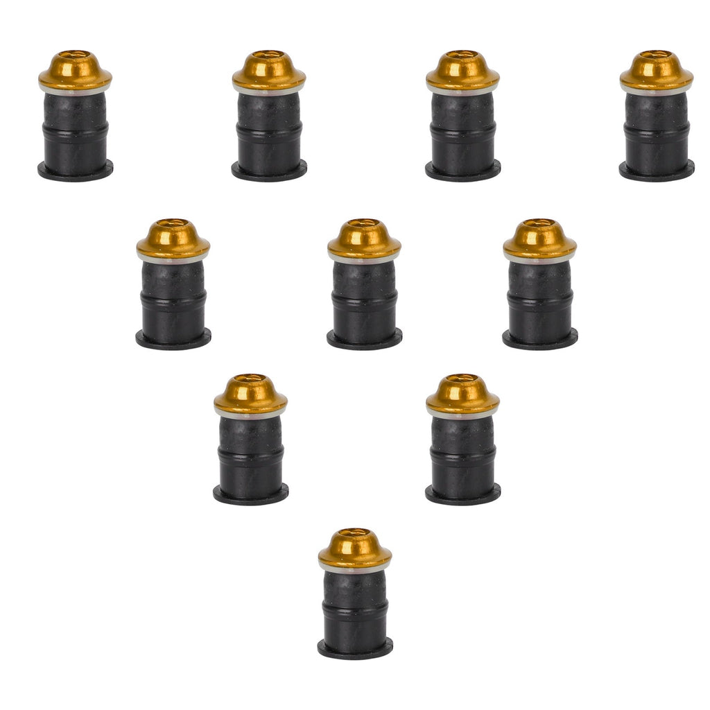 Motorcycle Wind Screen Shield Alu M5x16mm Screw Bolt Washers kit 10 Pack