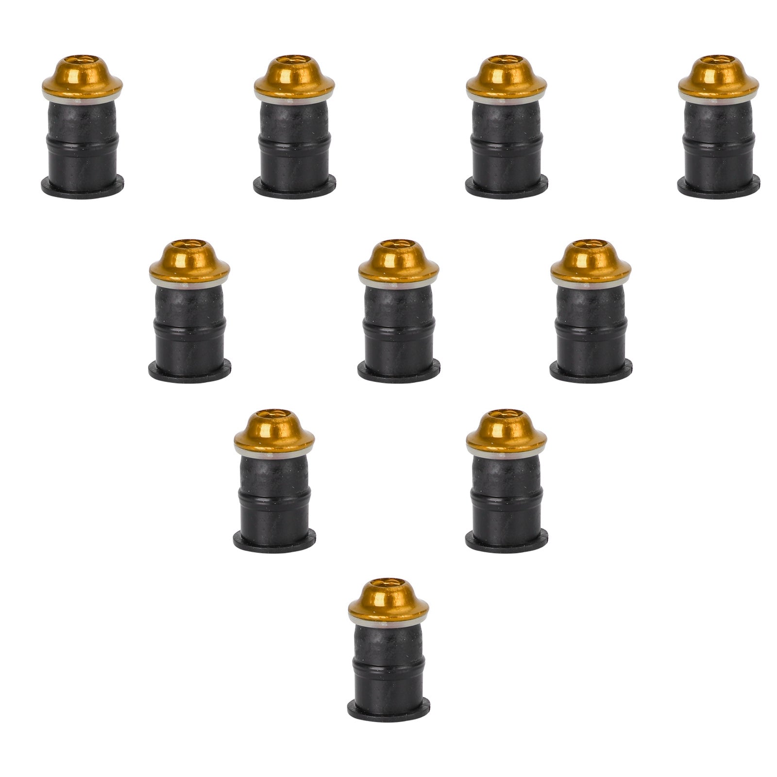 Motorcycle Wind Screen Shield Alu M5x16mm Screw Bolt Washers kit 10 Pack