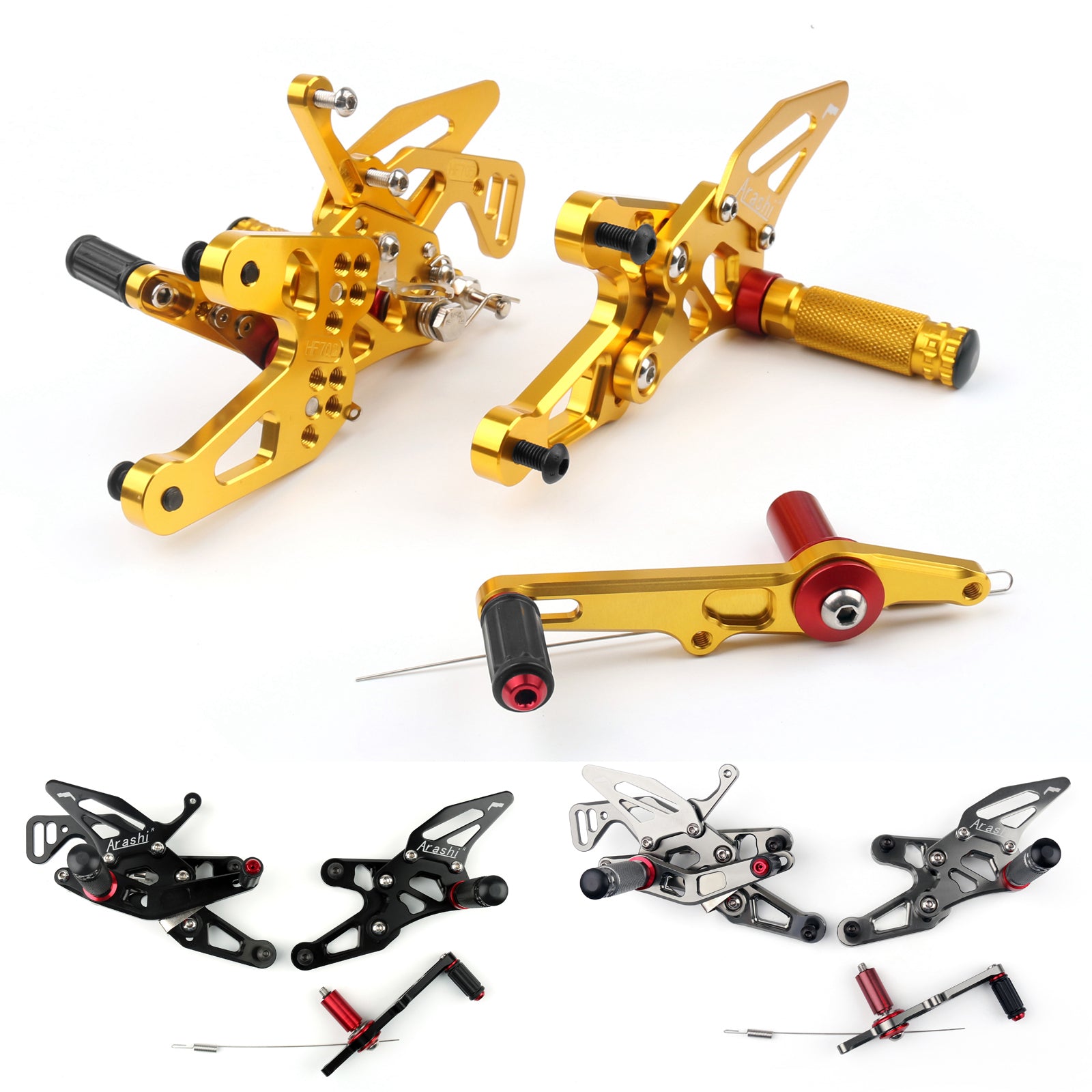 BMW S1000RR 2015-2018 CNC Racing Footrest Rearsets Rear Set Foot pegs
