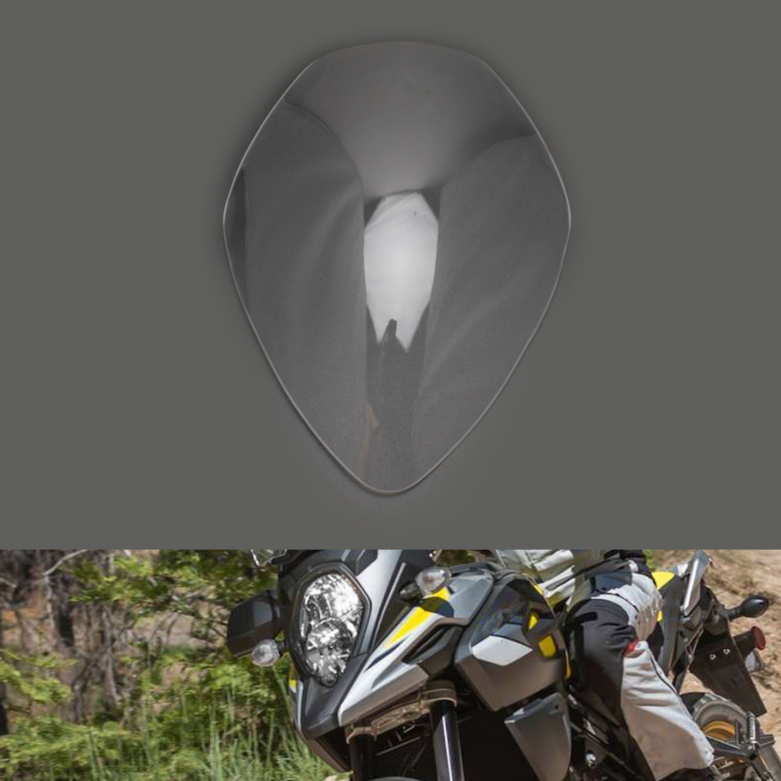 Front Headlight Lens Protection Fit For Suzuki V-Strom 1000 17-20 650 17-21 Smoke
