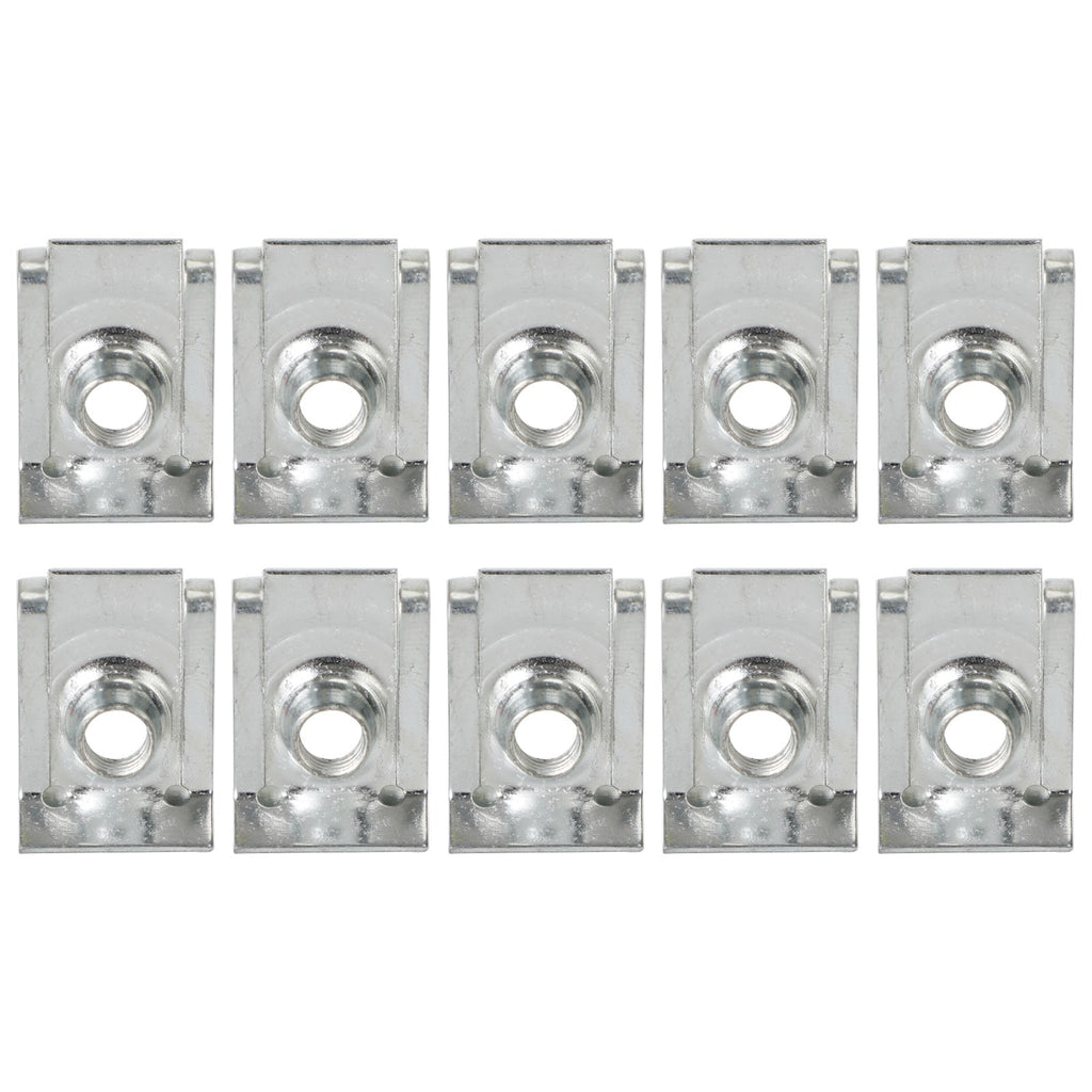 10x Motorcycle Faring Bolt Nut Zinc-plated Screw Clip Speedclips 6mm For Honda