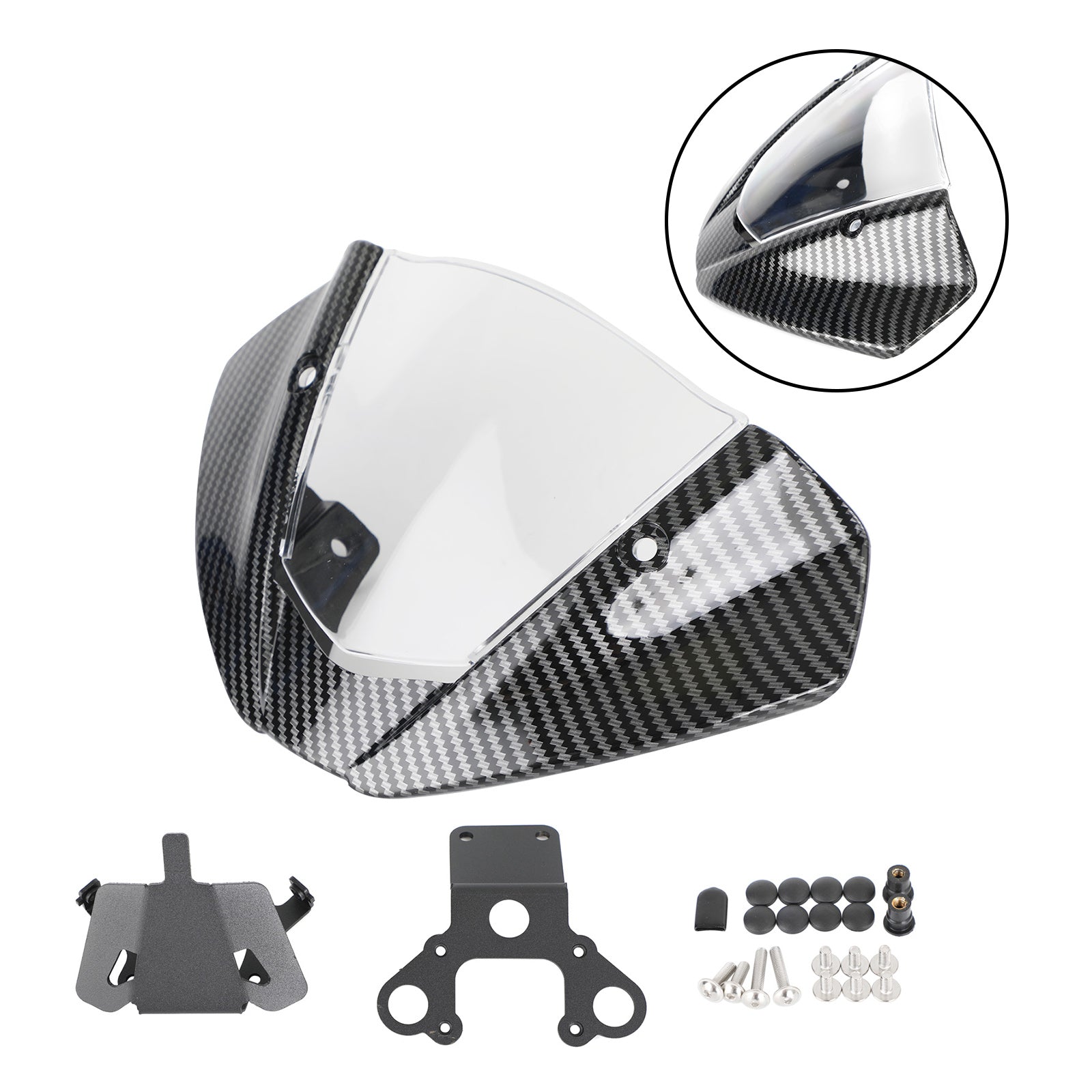 2021-2022 DUCATI Monster 937 / 950 Windshield WindScreen Carbon