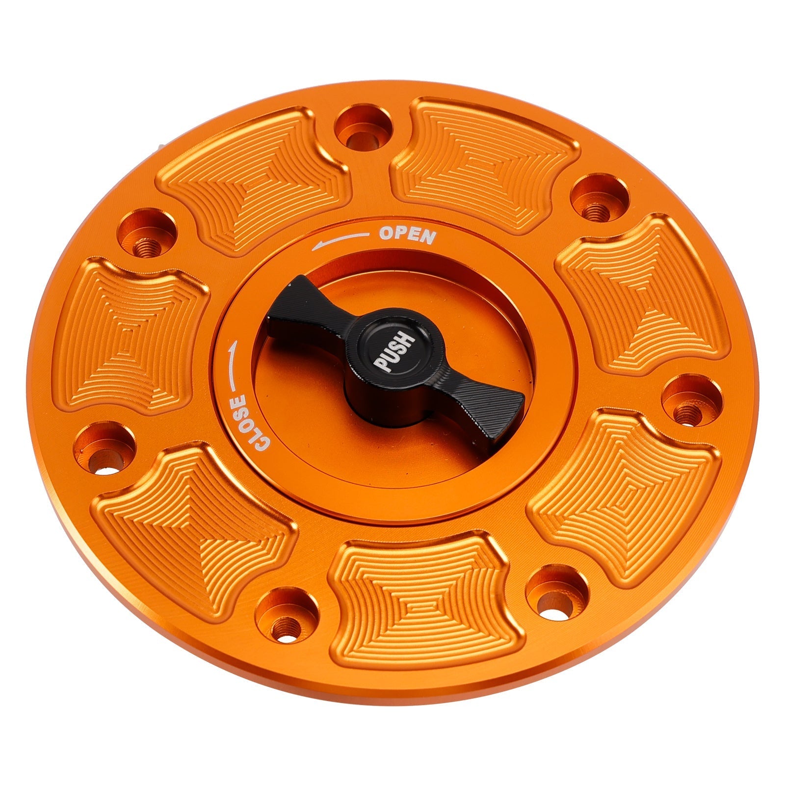 CNC Orange Keyless Fuel Gas Cap For Duk 790 890 2018 2019 2021 2022 2023-2025