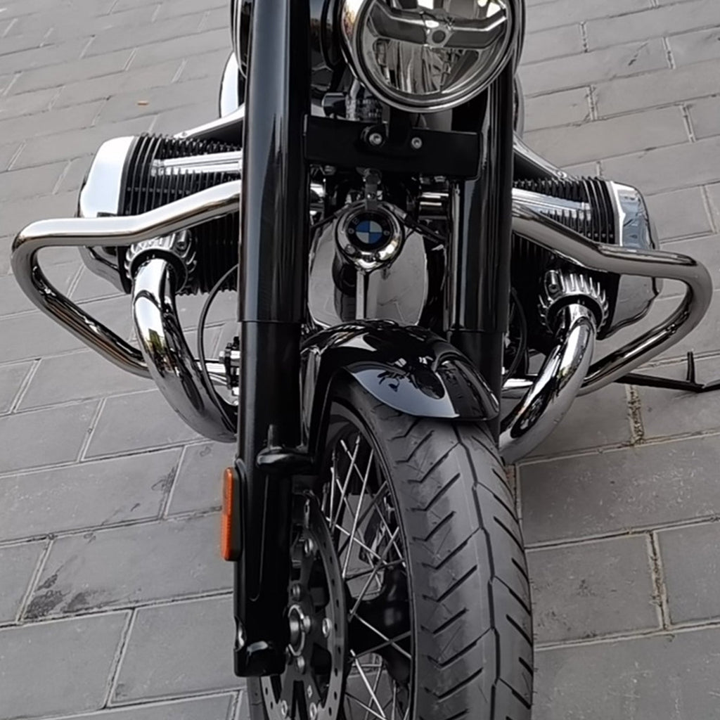 Engine Guard Crash Bar Frame Protect Bumper Black For Bmw R18 Classic 20-21