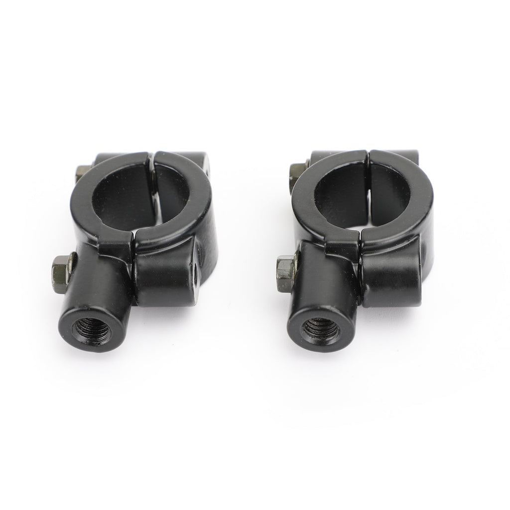 7/8'' Motorcycle Handlebar Mirror Adaptor Clamp Mount Bracket 8mm CW Aluminium