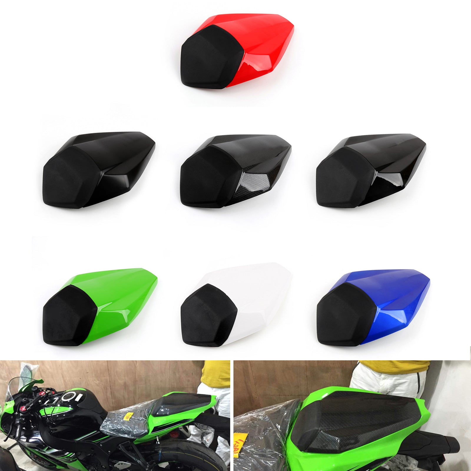 Rear Seat Cover Cowl For Kawasaki Nijia ZX10R (2016-2024) 7 Color