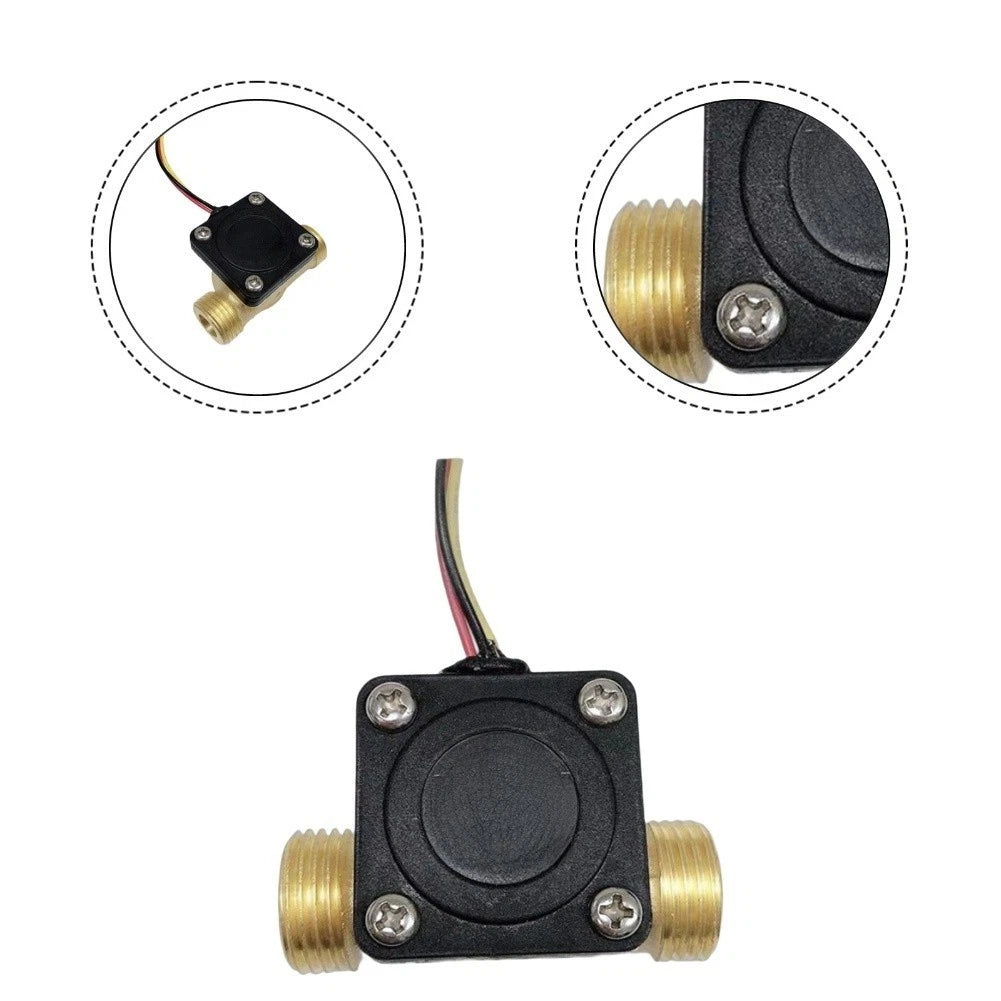 Water Flow Sensor Switch Brass with Hall Effect for Automotive Applications
