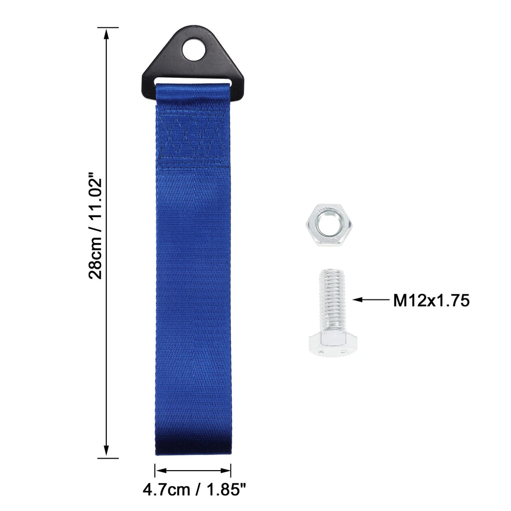 Tow Hook Bumper Trailer Strap Bolt Kit for Universal Car (Universal)
