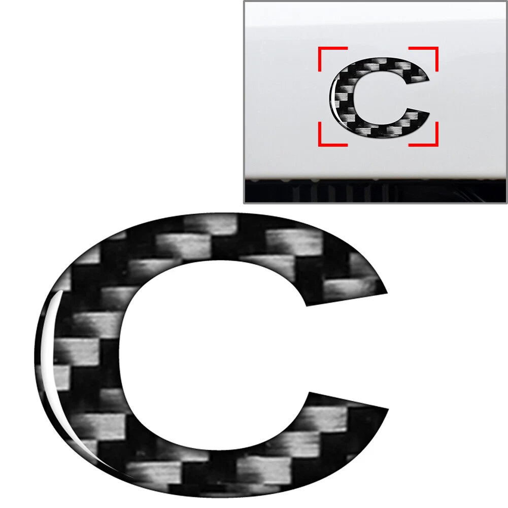 Car Badge Emblem Decal Letter C for