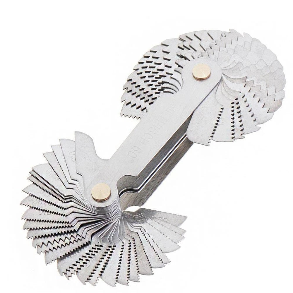 58 Piece Thread Gauge for Metric and Imperial Applications