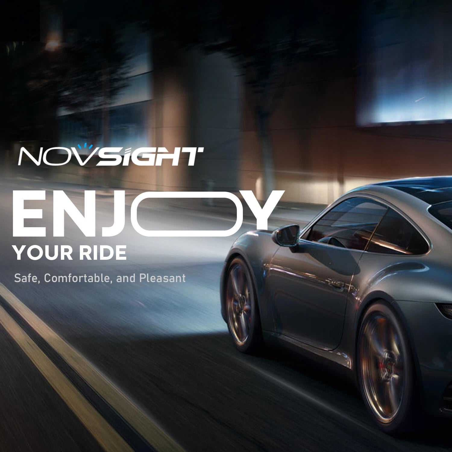 H3 LED Headlight Bulbs Conversion Kit for NOVSIGHT (2000–2023)