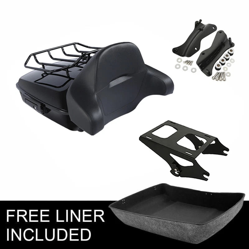 Chopped Trunk Backrest Rack Mount for Harley Street Glide (2014–2026)