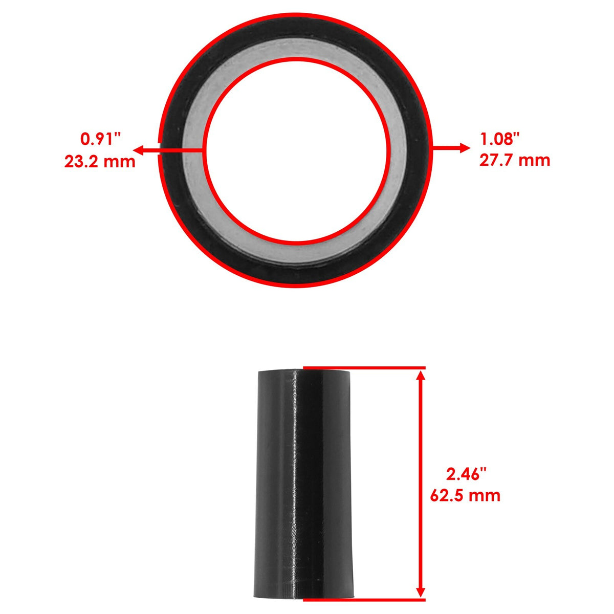 Transmission Sleeve Rear Replacement for John Deere GX20330 GX22628 (2014–2017)