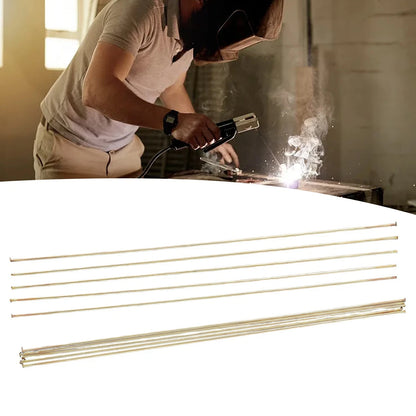10x Easy Melt Welding Brazing Rods Low Temp Brass 1.6mm x 250mm