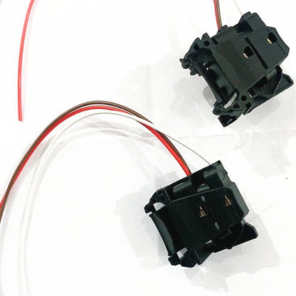 2Pcs H7 Low Beam Light Bulb Base Holder Adapter Harness For Ford Focus MK2 MK3
