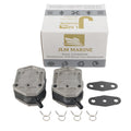 2X Fuel Pumps & Gaskets Kit for Suzuki 2-Str 9.9-60 HP