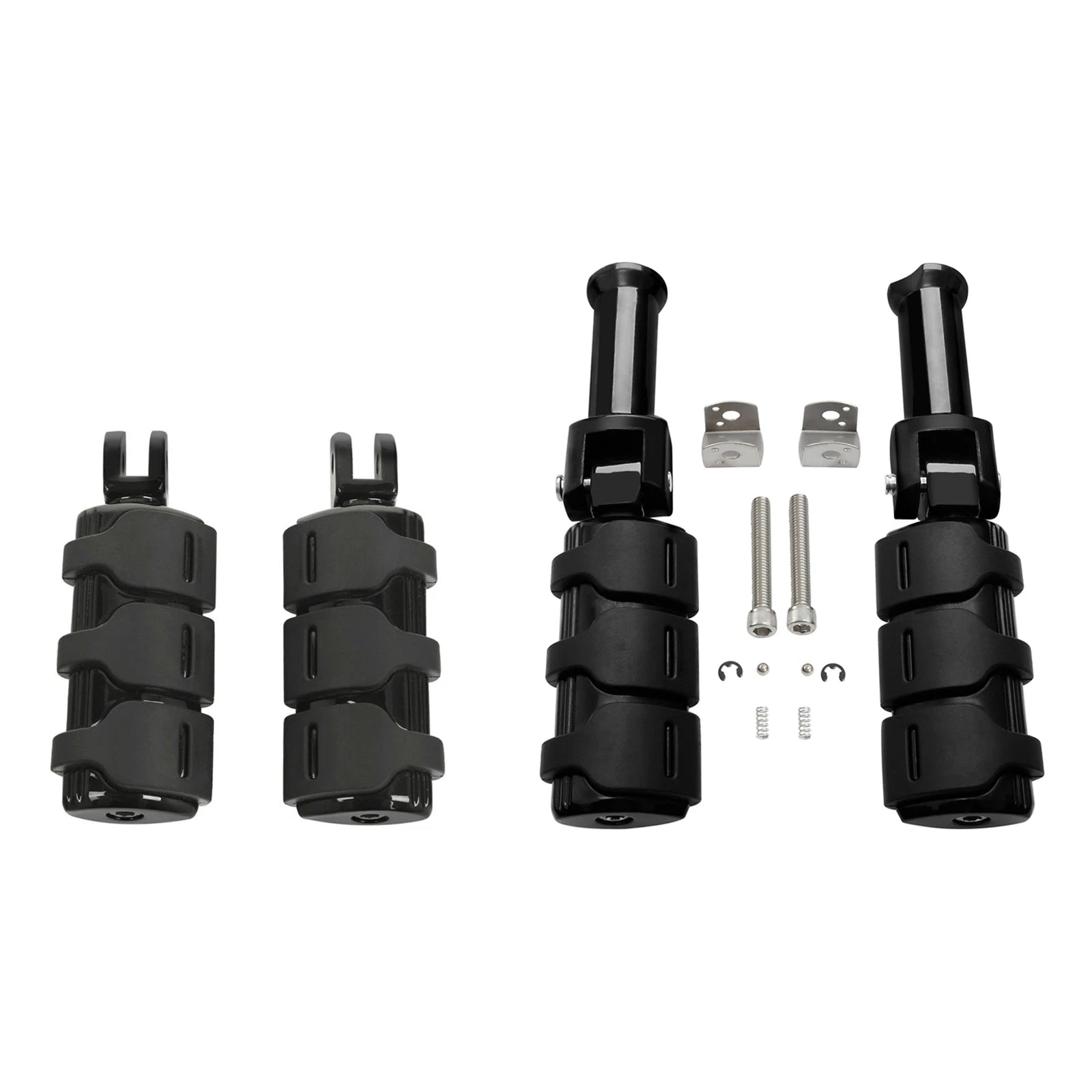 Footpeg Footrests Bracket for Harley Softail (2018–2025) Black