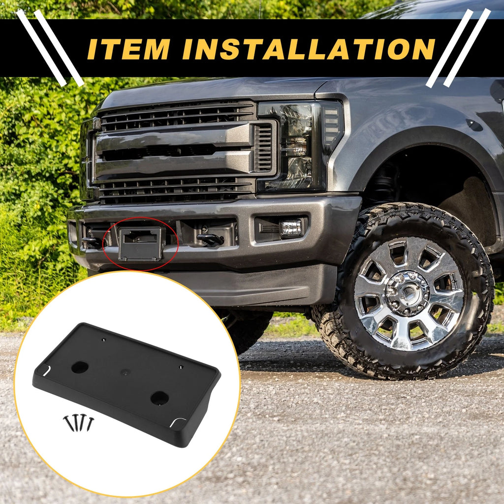 Front License Plate Bracket Holder Replacement for Dodge Ram 1500 (2013–2019)