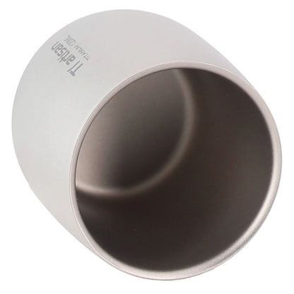 120ml Titanium Double Wall Camping Mug for Outdoor Use (No Part Numbers)