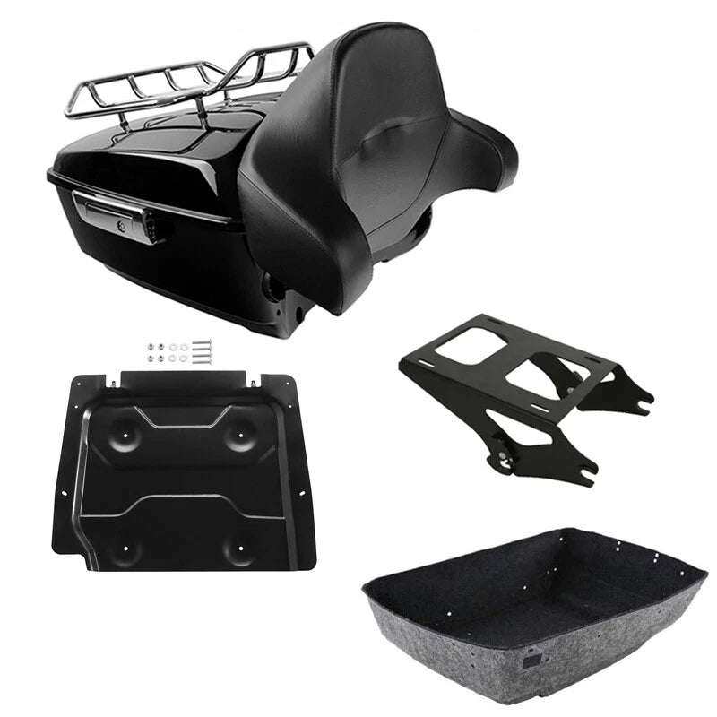 Trunk Backrest Rack Mount Plate for Harley Touring Road Glide (2014–2026)
