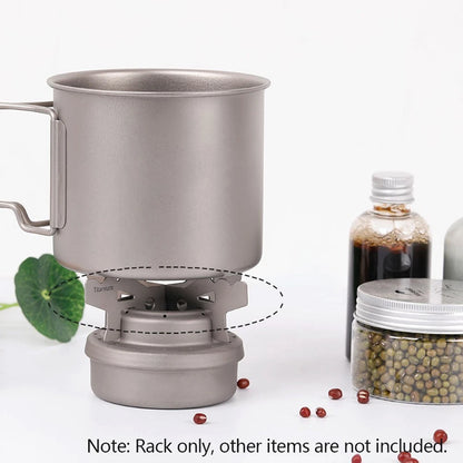 Light Stove Rack Cross Stand for Camping Supplies