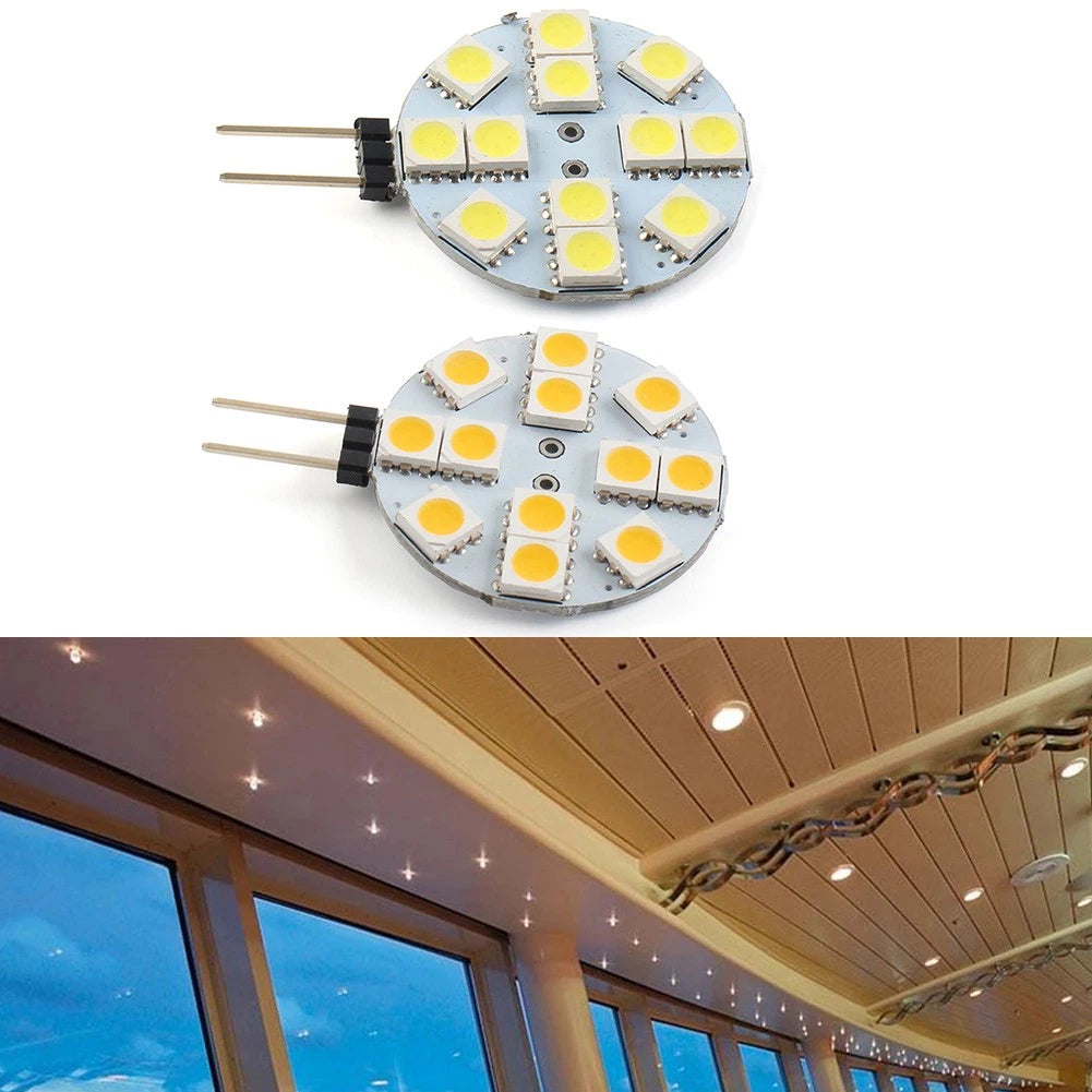 G4 Socket Light Bulb 5050 12 SMD for Car RV Landscape Trailer