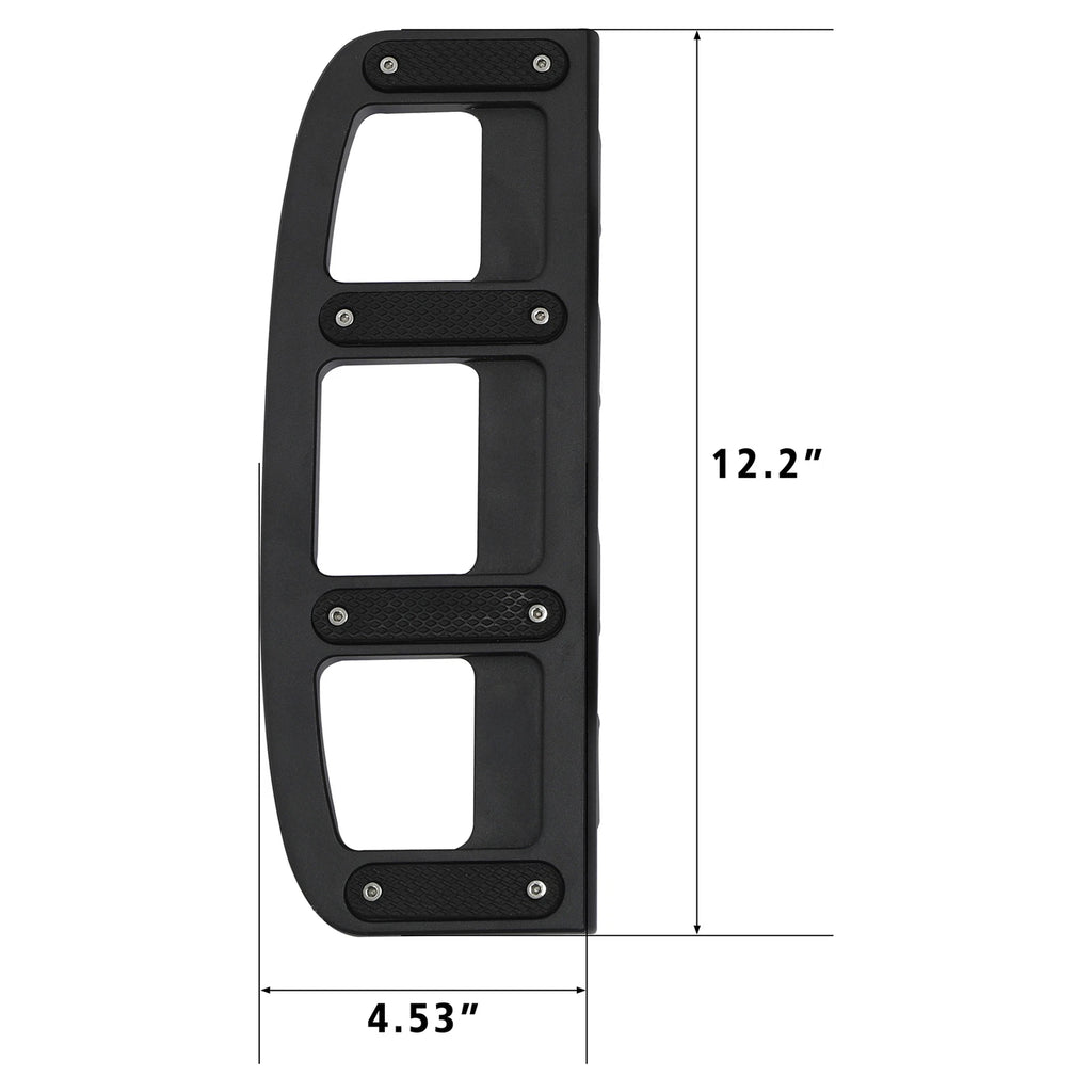 Matt Black Footboard Set for Harley Electra Glide/Road Glide (2009–Present)