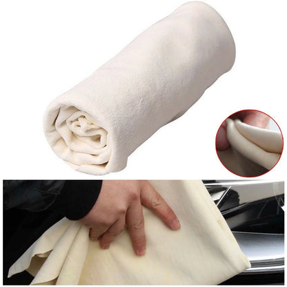 Chamois Leather Car Cleaning Towel for Auto Enthusiasts (Professional)