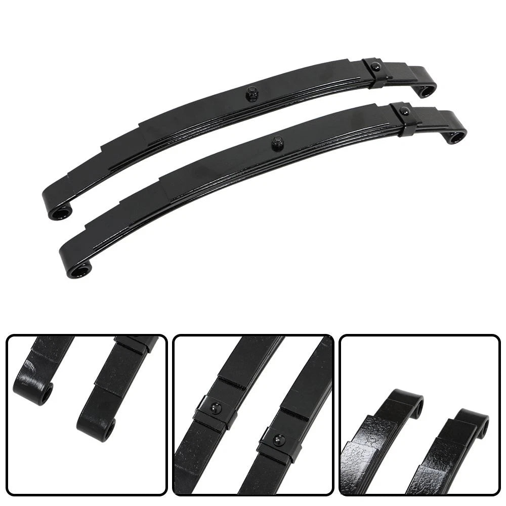 2X Trailer Leaf Spring 4 Leaf Double Eye 1750lbs for 3500lbs Axle