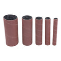 5 Pack Sanding Drum Sleeves Assorted Grit 80/150/240 for Polishing