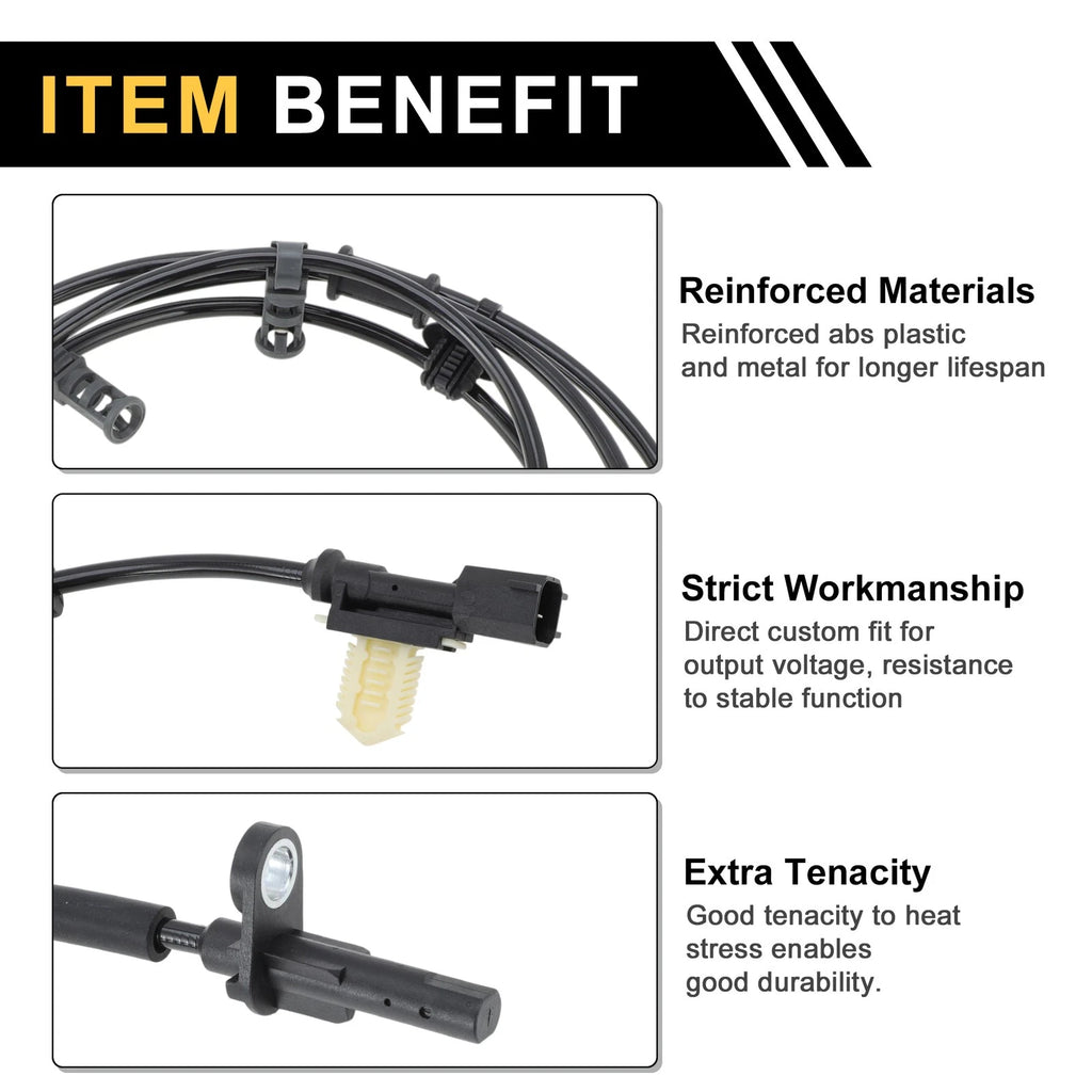 ABS Wheel Speed Sensor Rear Right Replacement for Ford F150 (2015–2017)