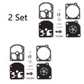 Set of 2 Carburetor Carb Kit for Stihl 009 010 011 012 011AV (ZAMA C1S-S1A RB-11)