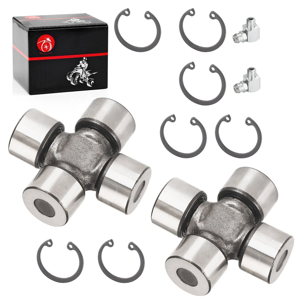 2X U-Joint Kit for Can-Am Renegade 570 800 850 1000, Quest 500 650, Traxter 500