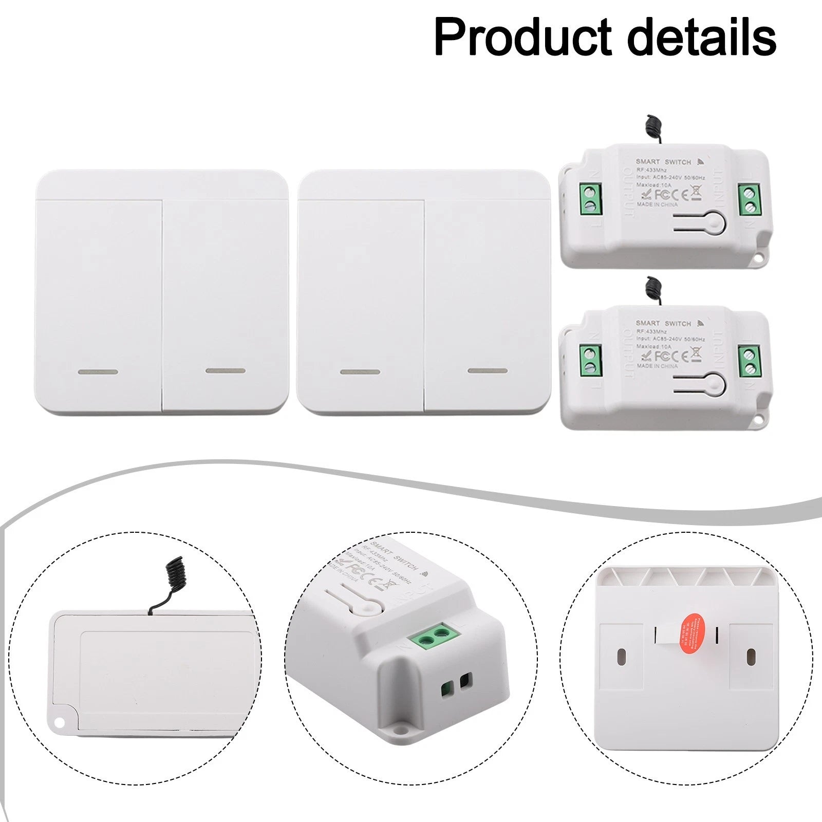 Long Range RF Wireless Light Control Kit for