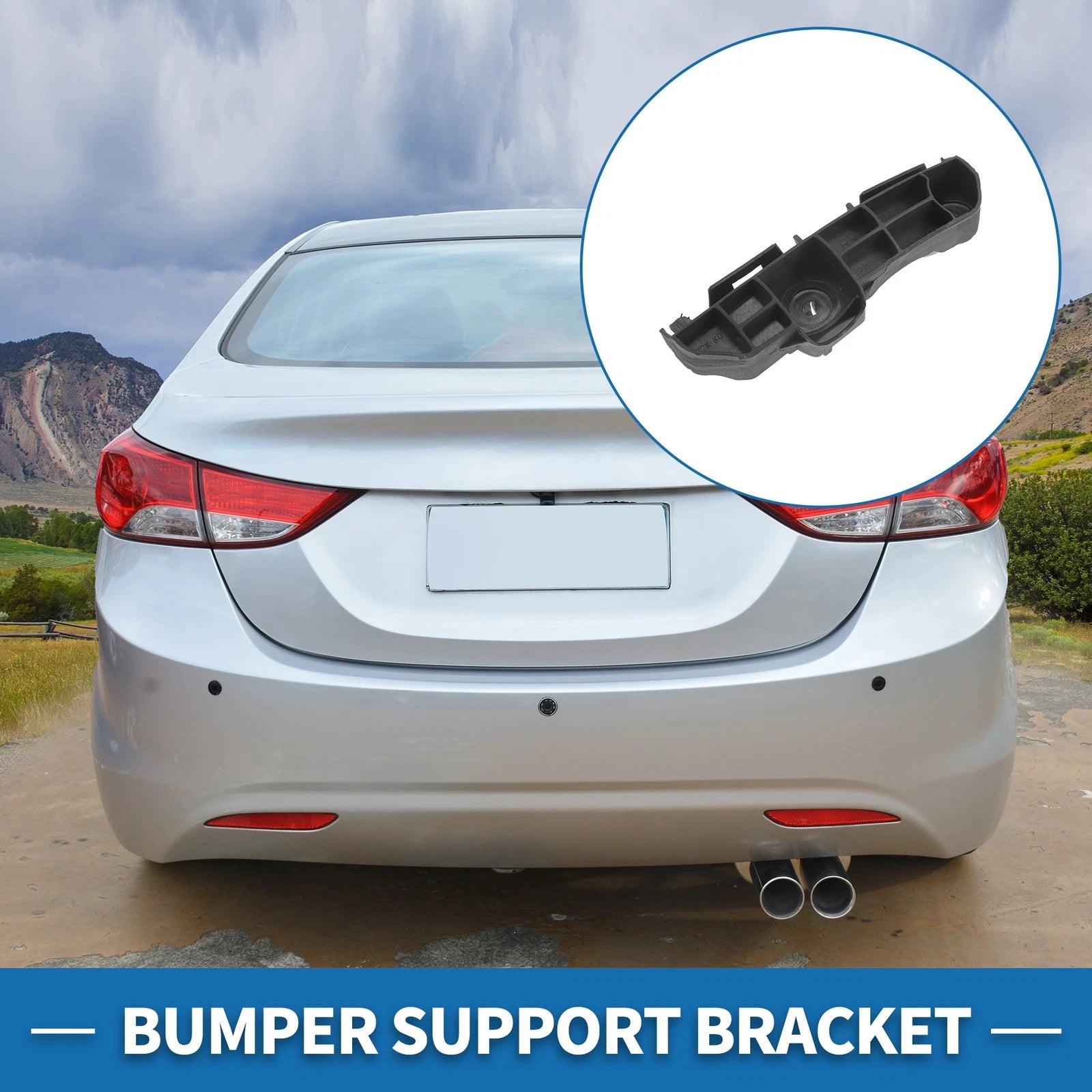 Right Rear Bumper Retainer Bracket Replacement for Toyota RAV4 (2016–2018)