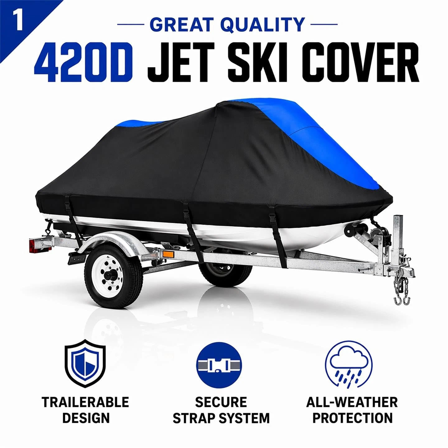 Jet Ski Cover for SeaDoo GTX (1992–2001) 420D