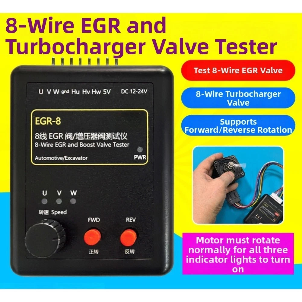 Electronic 8-Line Valve Test Tool for Turbo Actuator Function Check