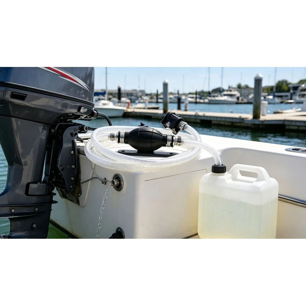 Manual Fuel Pump for Marine Engine (Boat Maintenance)