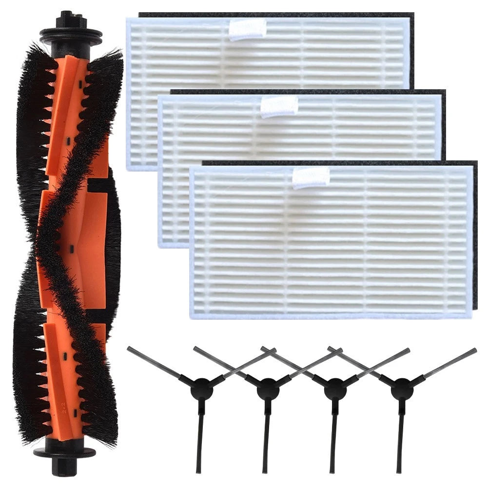 Main Side Brushes Filter Pack for Trouver E20 Pro E20 Plus (2020–2023)
