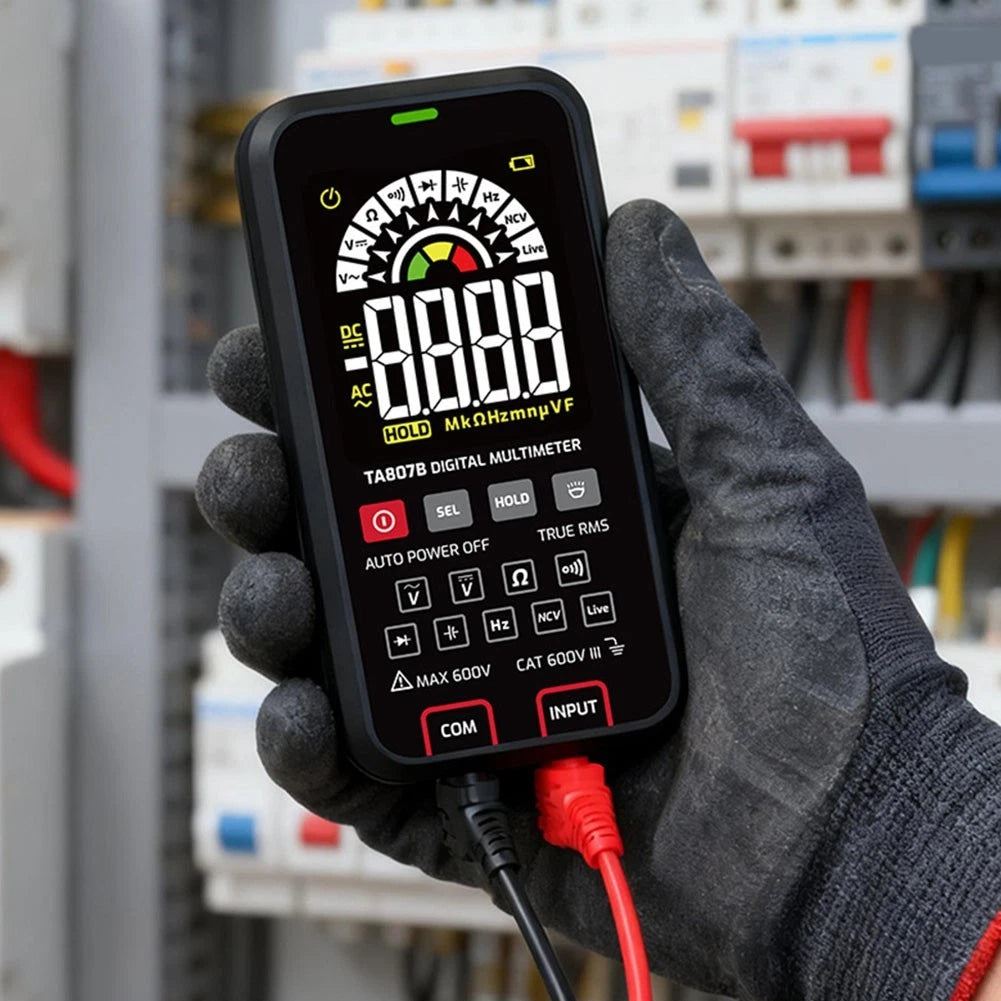 Digital Multimeter Auto-ranging True RMS ±1.0% with Backlit Display