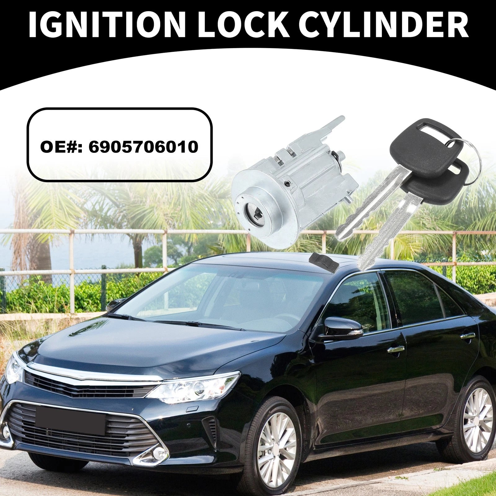 Ignition Lock Cylinder Replacement for Toyota Camry LE 4 Cyl (2012–2014)