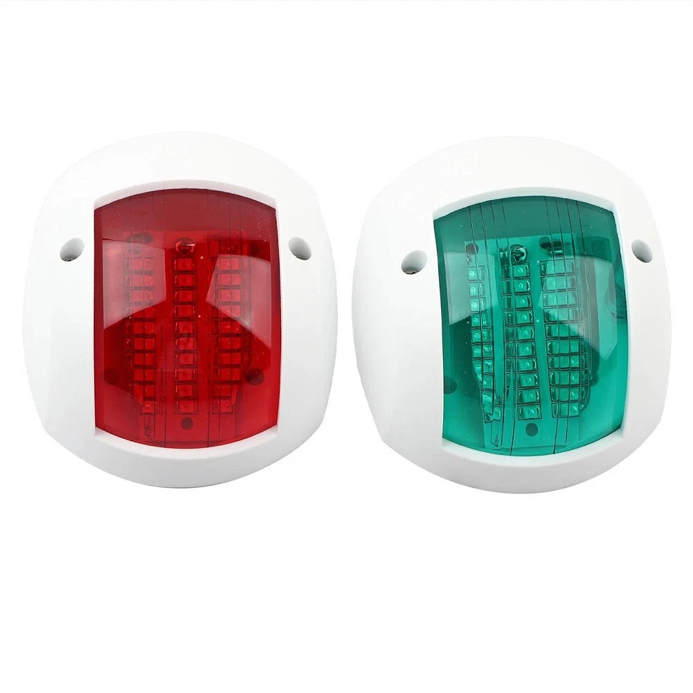 2X IP66 Waterproof Marine LED Navigation Lights for Safe Boating (DC12V24V)