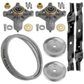 Deck Spindle Blade Pulley Belt Kit Replacement for Husqvarna LZ12597AK (2010–2010)