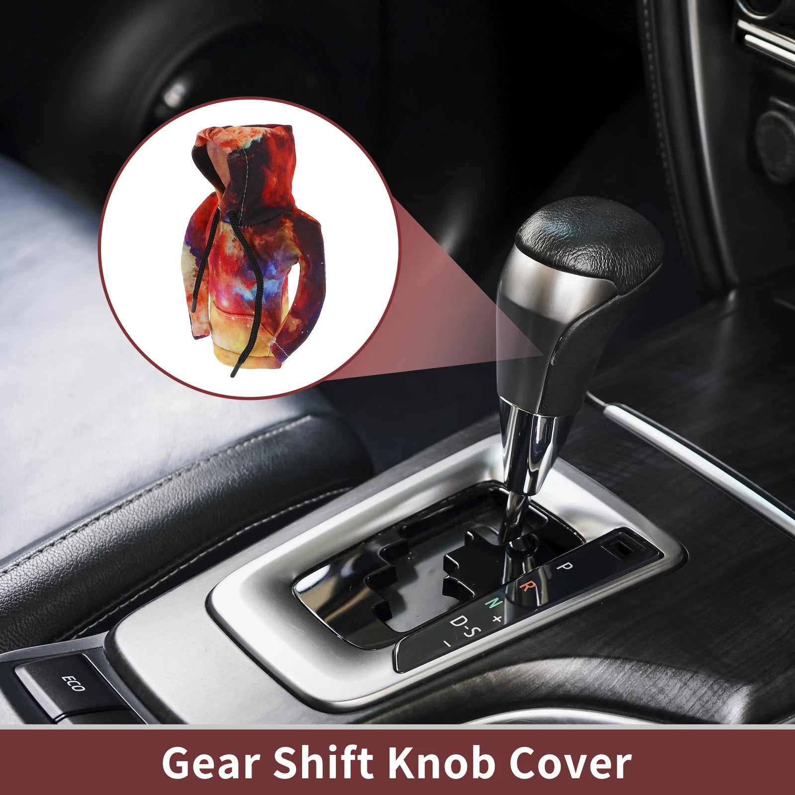Gear Shift Knob Cover for - Red Polyester 3D Printed